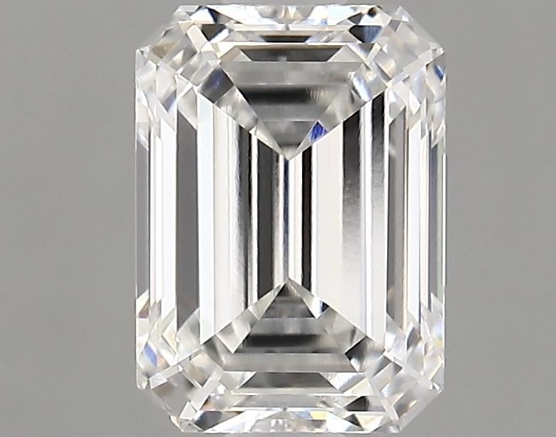 1.47 Carat Emerald Shaped Excellent Cut VVS2 IGI Certified Lab Grown Diamond