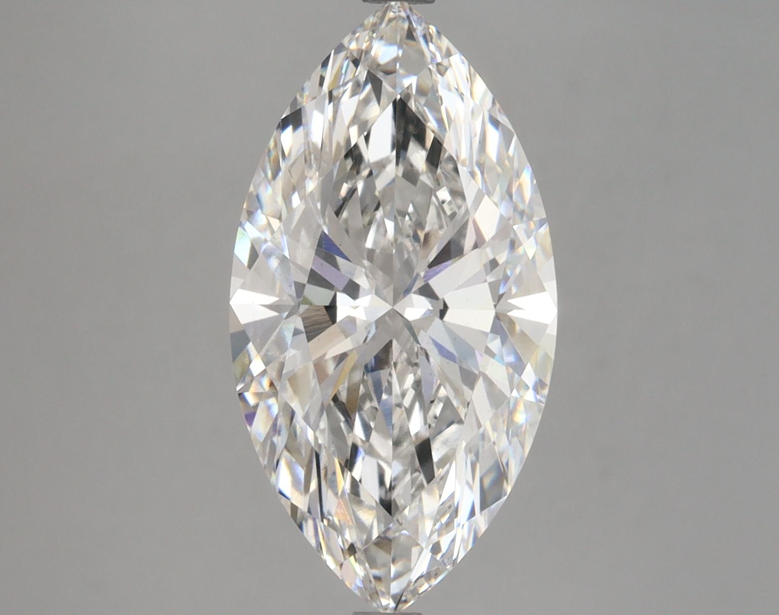 4.68 Carat Marquise Shaped Excellent Cut VS2 IGI Certified Lab Grown Diamond