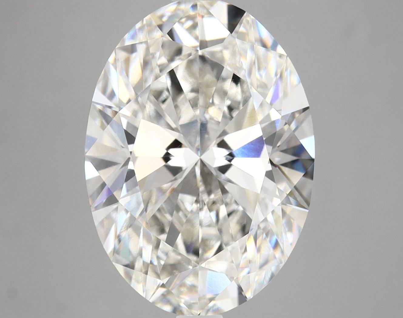 5.71 Carat Oval Shaped Ideal Cut VVS2 IGI Certified Lab Grown Diamond