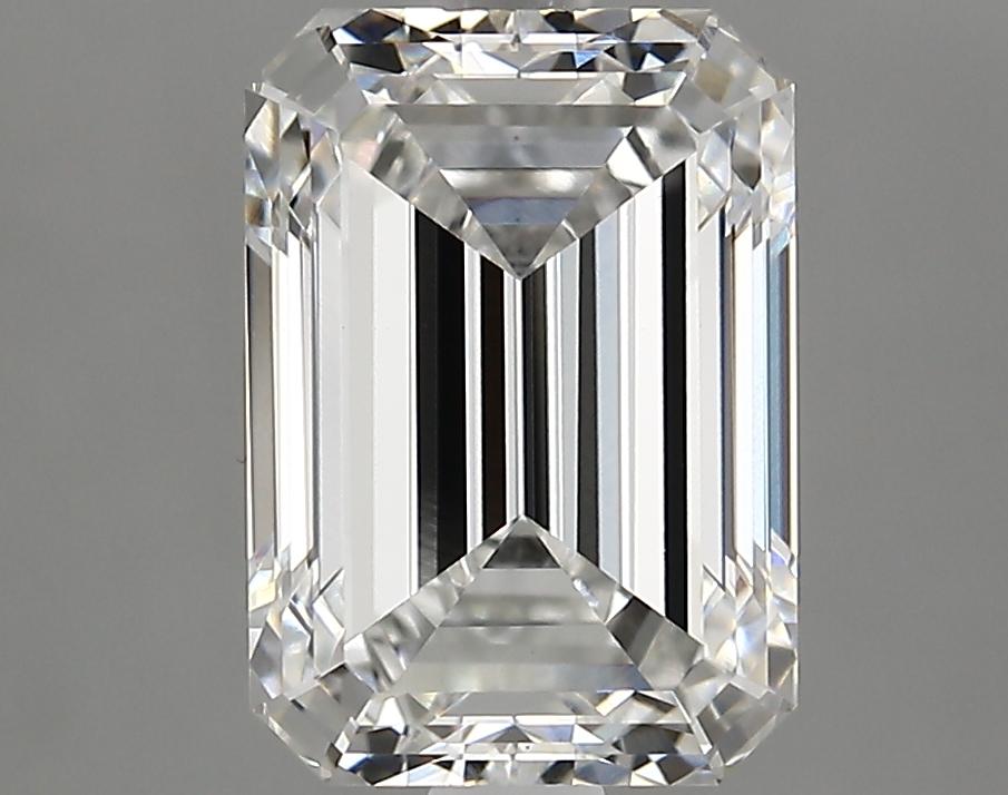 2.98 Carat Emerald Shaped Ideal Cut VVS2 IGI Certified Lab Grown Diamond