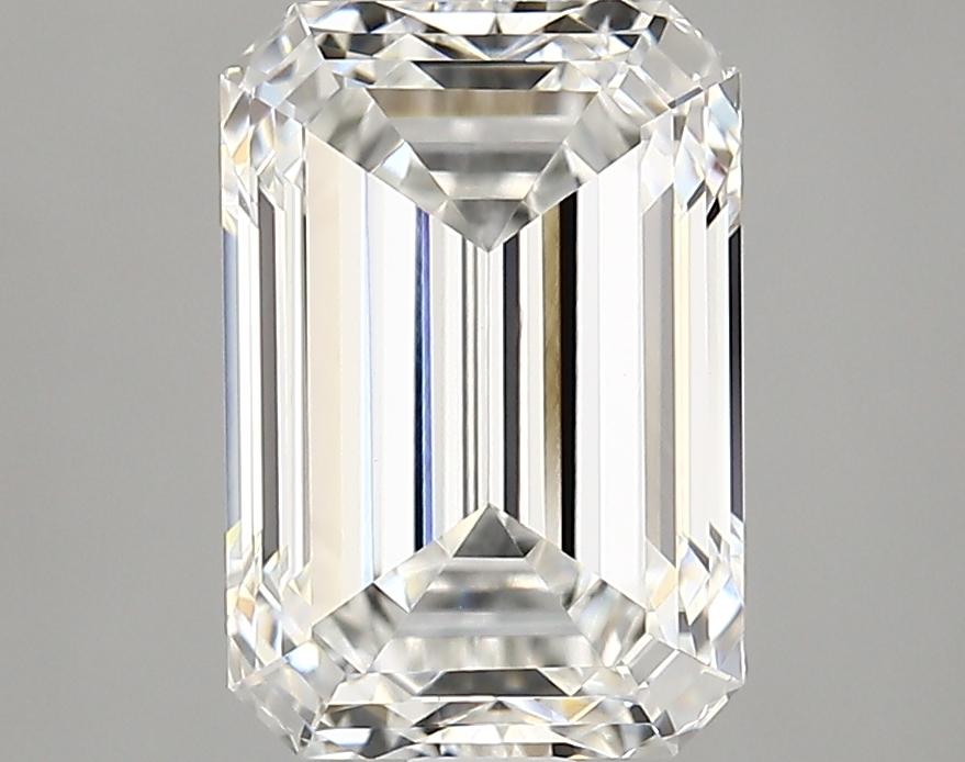 2.98 Carat Emerald Shaped Ideal Cut VVS2 IGI Certified Lab Grown Diamond