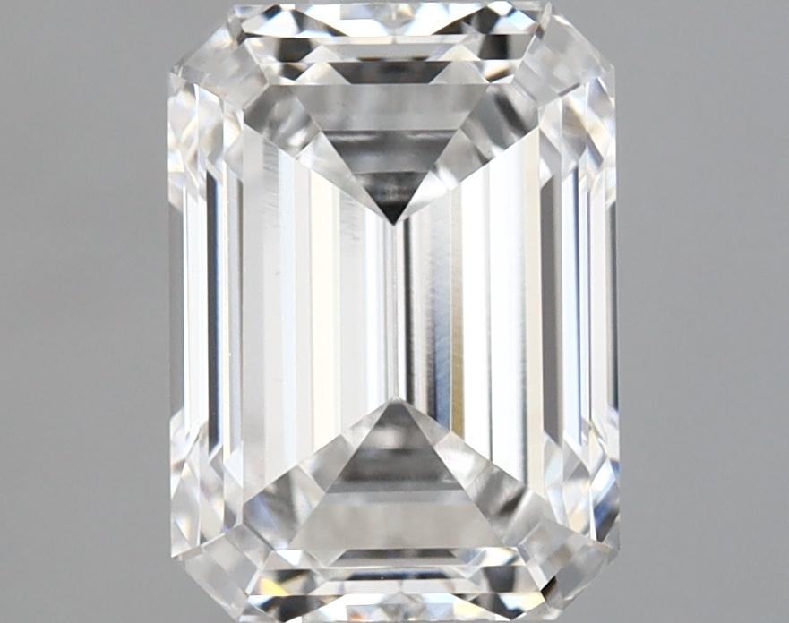 1.36 Carat Emerald Shaped Excellent Cut VVS2 IGI Certified Lab Grown Diamond