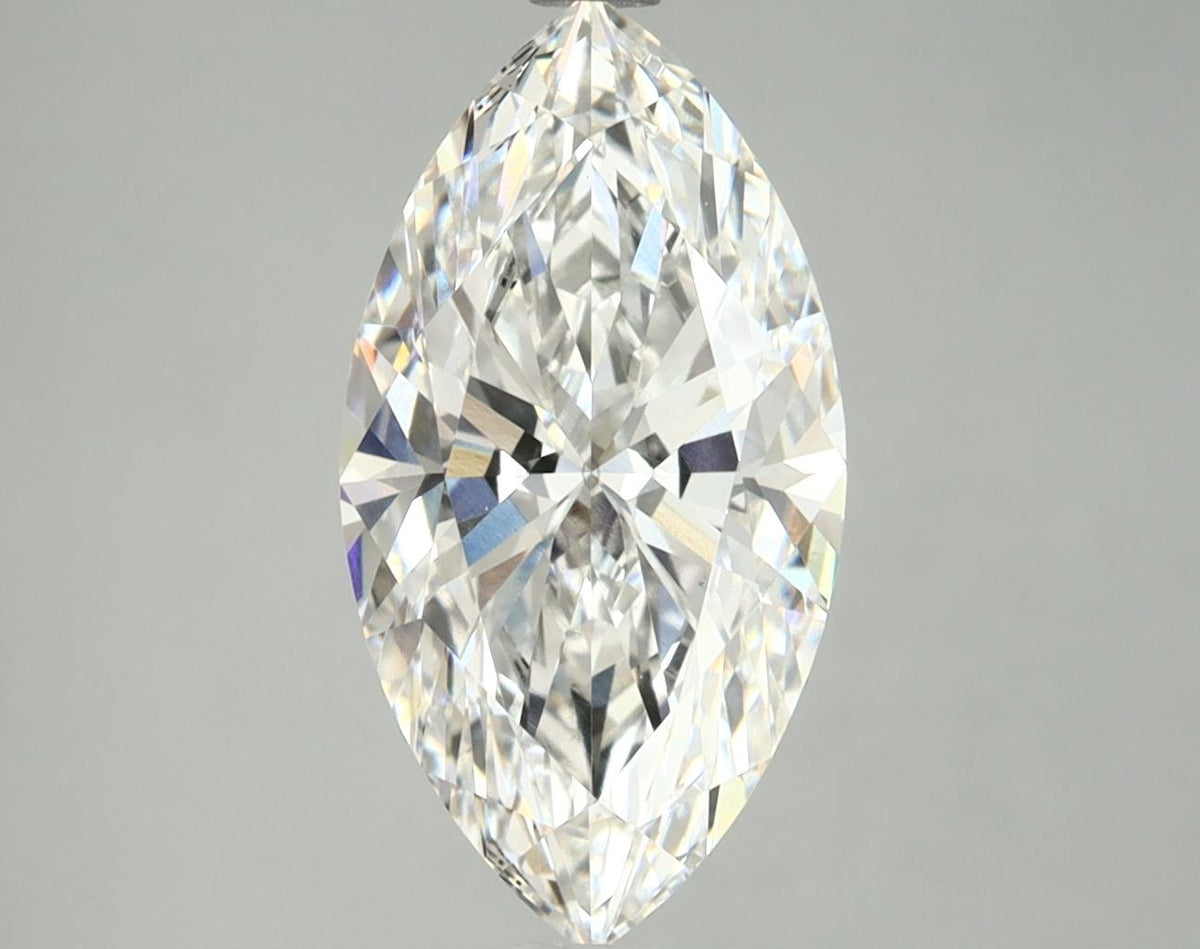 2.84 Carat Marquise Shaped Excellent Cut VS1 IGI Certified Lab Grown Diamond