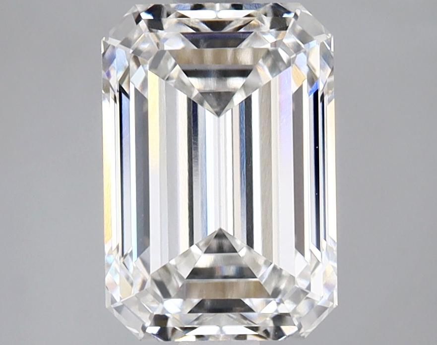 2.39 Carat Emerald Shaped Ideal Cut VVS2 IGI Certified Lab Grown Diamond