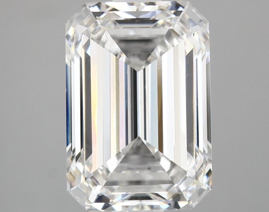 2.51 Carat Emerald Shaped Ideal Cut VVS2 IGI Certified Lab Grown Diamond