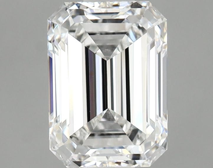 1.38 Carat Emerald Shaped Excellent Cut VVS2 IGI Certified Lab Grown Diamond