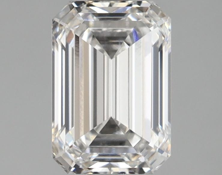 1.58 Carat Emerald Shaped Ideal Cut VVS2 IGI Certified Lab Grown Diamond