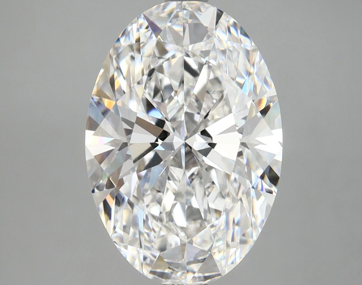 4.07 Carat Oval Shaped Ideal Cut VVS2 IGI Certified Lab Grown Diamond