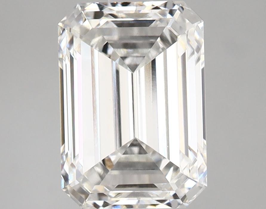 2.58 Carat Emerald Shaped Ideal Cut VVS2 IGI Certified Lab Grown Diamond