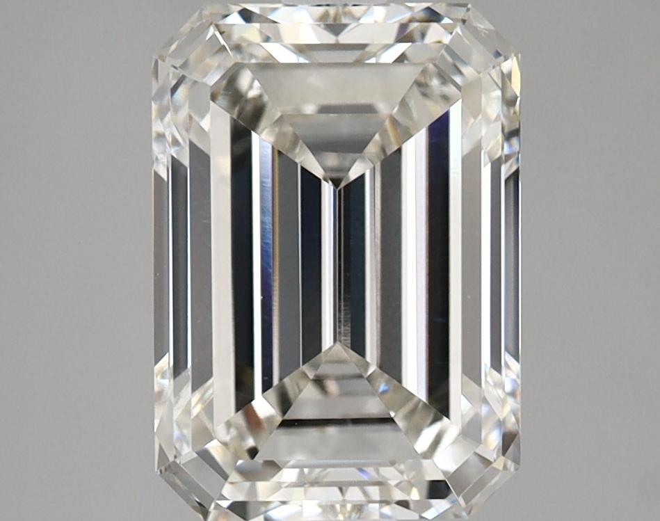 3.01 Carat Emerald Shaped Ideal Cut VVS2 IGI Certified Lab Grown Diamond