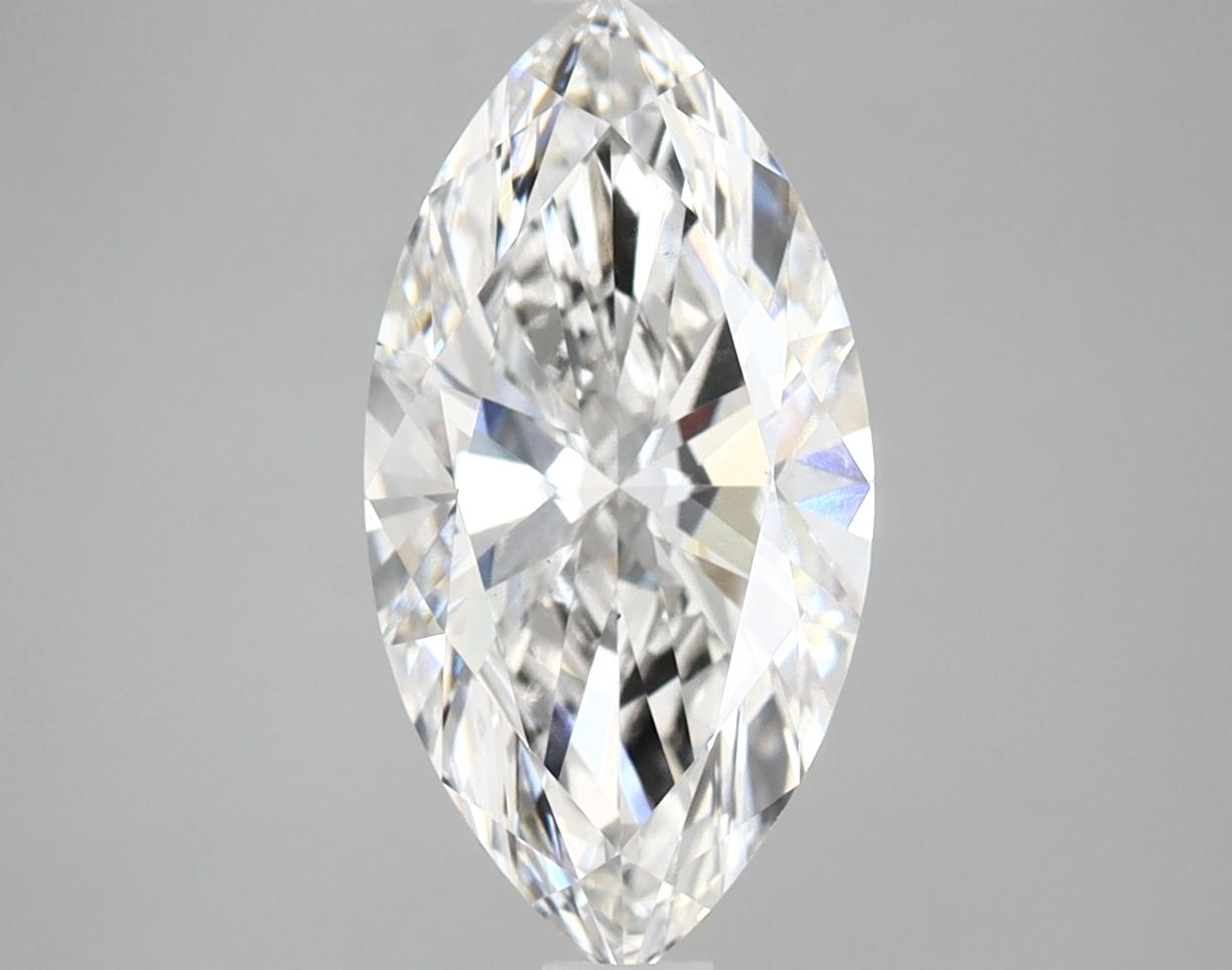 2.08 Carat Marquise Shaped Ideal Cut VS1 IGI Certified Lab Grown Diamond