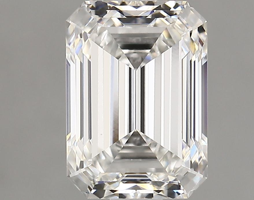 2.03 Carat Emerald Shaped Ideal Cut VVS1 IGI Certified Lab Grown Diamond