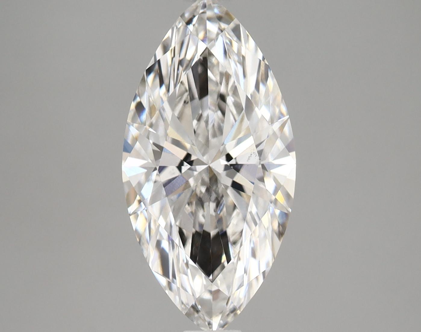 1.93 Carat Marquise Shaped Ideal Cut VS1 IGI Certified Lab Grown Diamond