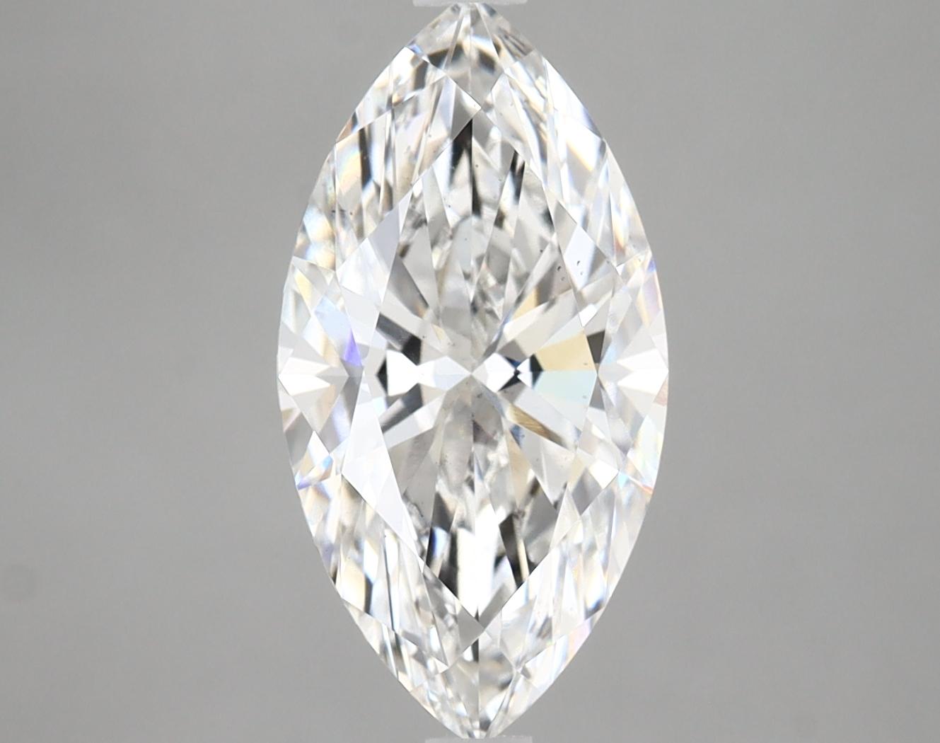 2.7 Carat Marquise Shaped Ideal Cut VS2 IGI Certified Lab Grown Diamond