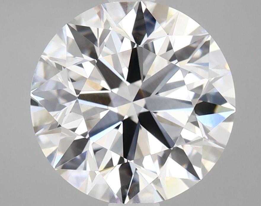 2.96 Carat Round Shaped Ideal Cut VVS2 IGI Certified Lab Grown Diamond