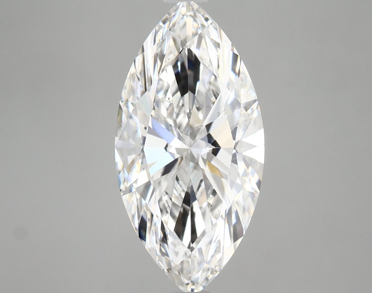 3.07 Carat Marquise Shaped Ideal Cut VS2 IGI Certified Lab Grown Diamond