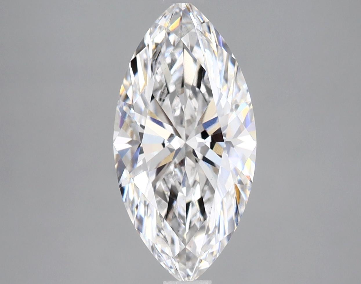 2.03 Carat Marquise Shaped Ideal Cut VS2 IGI Certified Lab Grown Diamond
