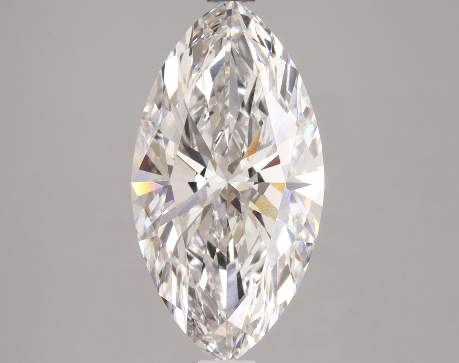 3.89 Carat Marquise Shaped Ideal Cut VS1 IGI Certified Lab Grown Diamond