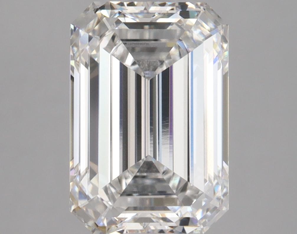 2.58 Carat Emerald Shaped Ideal Cut VVS2 IGI Certified Lab Grown Diamond