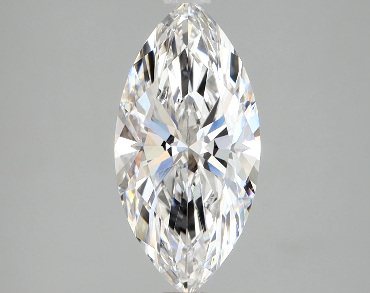 1.95 Carat Marquise Shaped Ideal Cut VVS2 IGI Certified Lab Grown Diamond