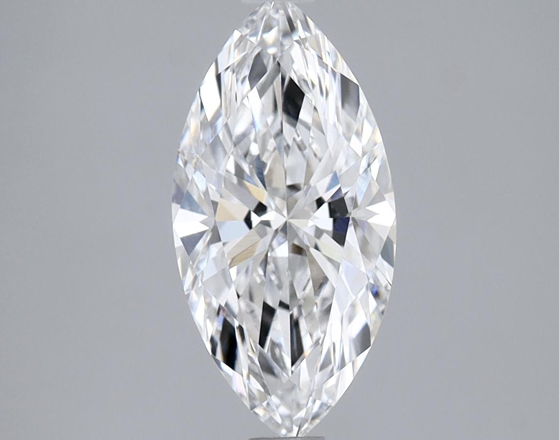 1.61 Carat Marquise Shaped Ideal Cut VVS2 IGI Certified Lab Grown Diamond
