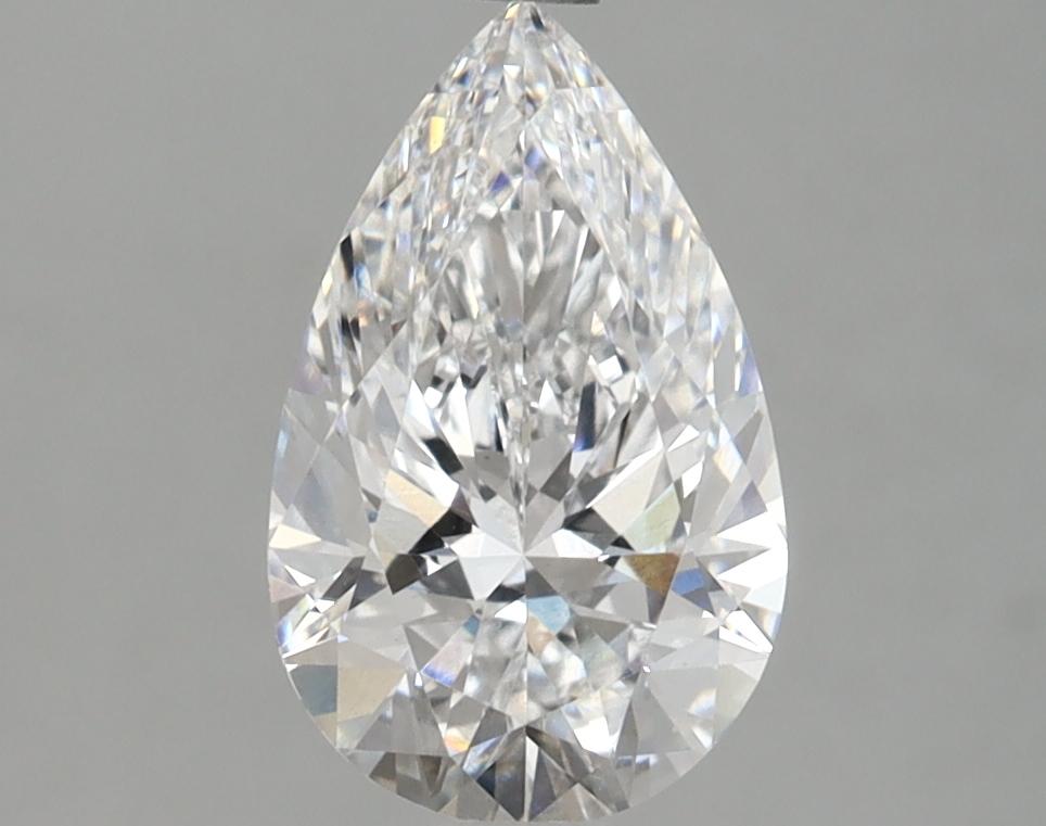 1.65 Carat Pear Shaped Ideal Cut VVS2 IGI Certified Lab Grown Diamond