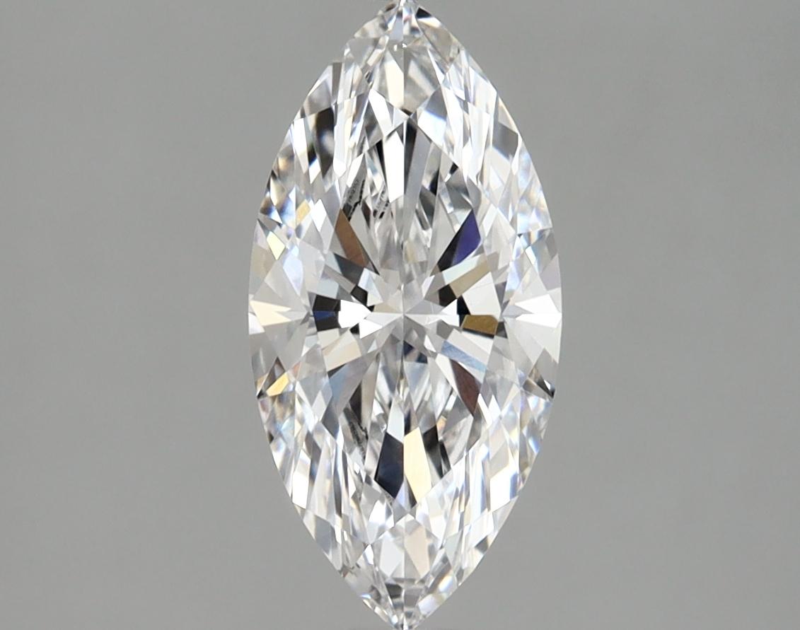1.23 Carat Marquise Shaped Ideal Cut VVS2 IGI Certified Lab Grown Diamond