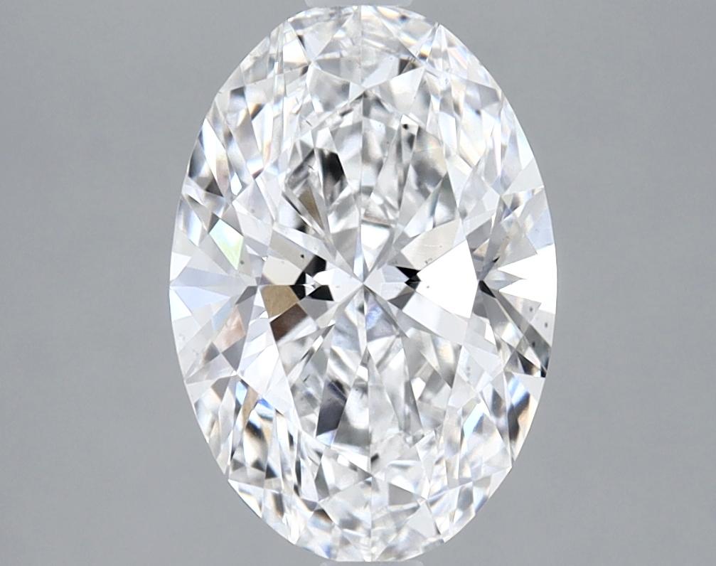 2.1 Carat Oval Shaped Ideal Cut VS2 IGI Certified Lab Grown Diamond