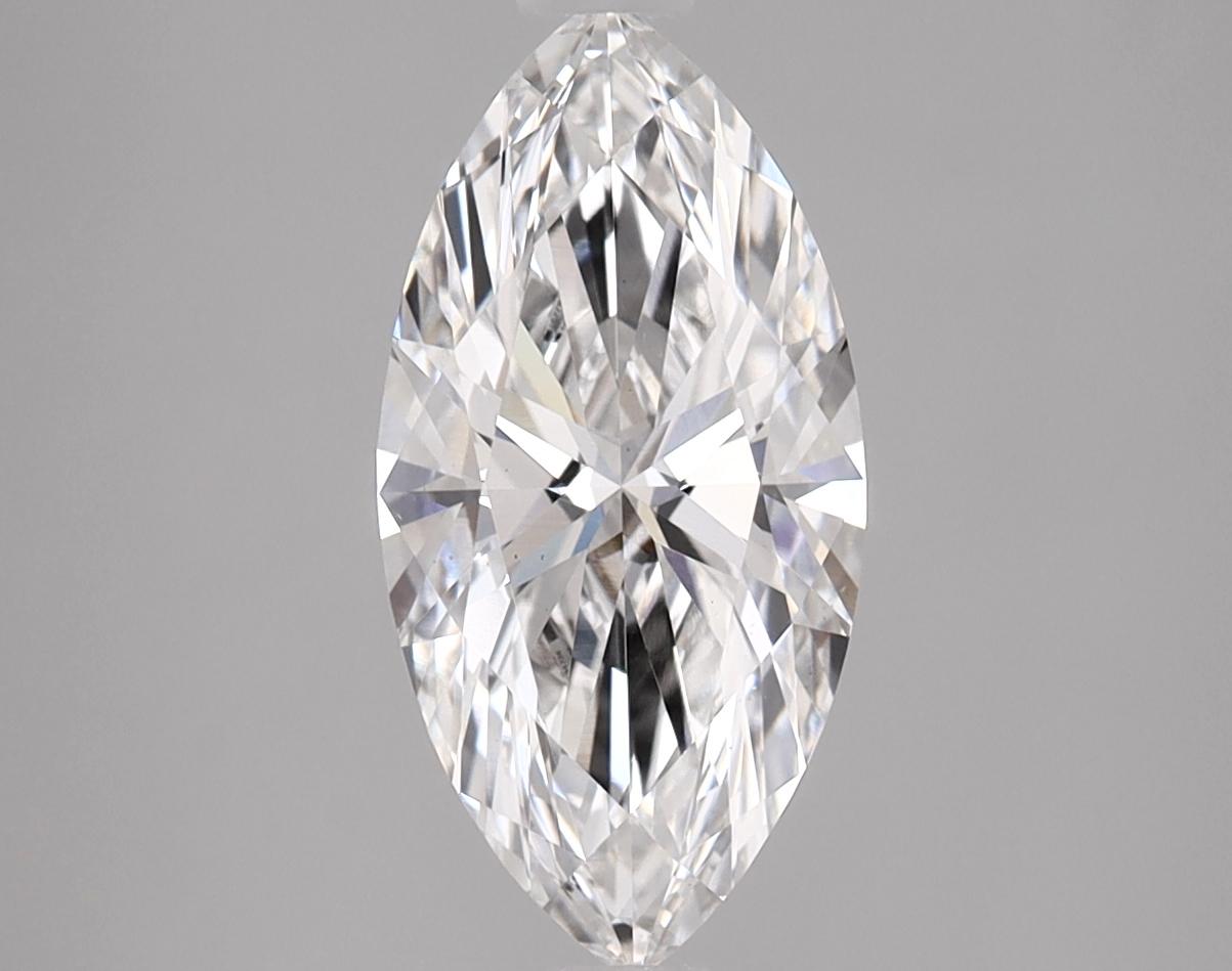 1.47 Carat Marquise Shaped Excellent Cut VVS2 IGI Certified Lab Grown Diamond