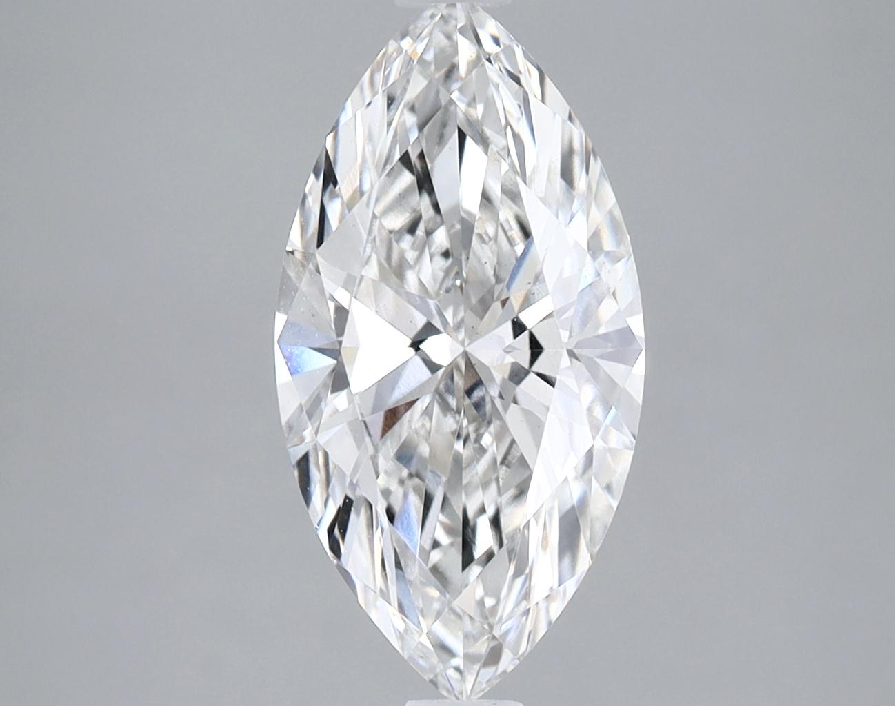 2.31 Carat Marquise Shaped Ideal Cut VS2 IGI Certified Lab Grown Diamond