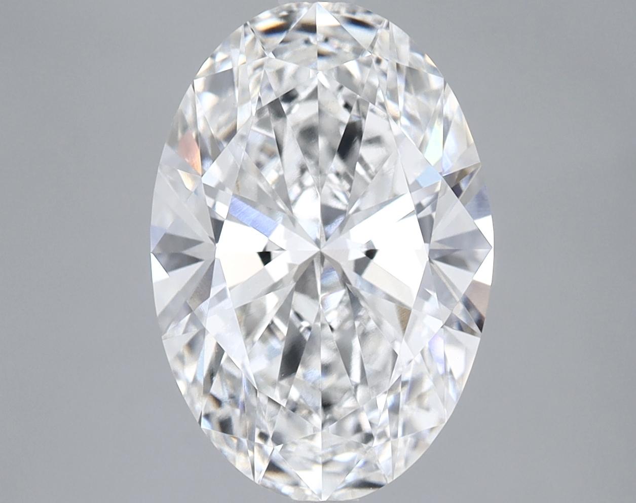 3.86 Carat Oval Shaped Ideal Cut VVS2 IGI Certified Lab Grown Diamond