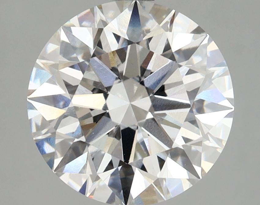 3.06 Carat Round Shaped Ideal Cut VVS2 IGI Certified Lab Grown Diamond