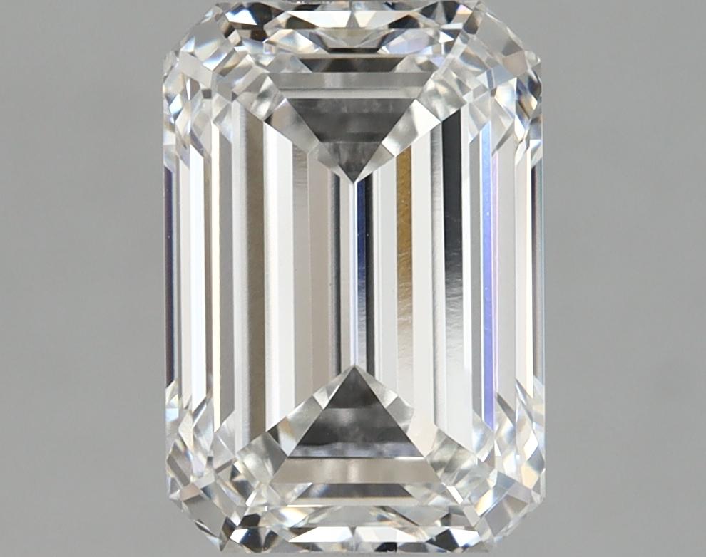 2.06 Carat Emerald Shaped Ideal Cut VVS2 IGI Certified Lab Grown Diamond