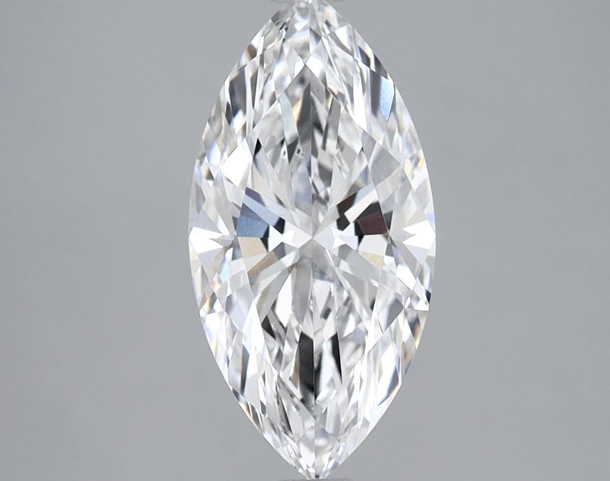 2.01 Carat Marquise Shaped Ideal Cut VVS2 IGI Certified Lab Grown Diamond