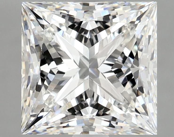 4.04 Carat Princess Shaped Ideal Cut VS1 IGI Certified Lab Grown Diamond