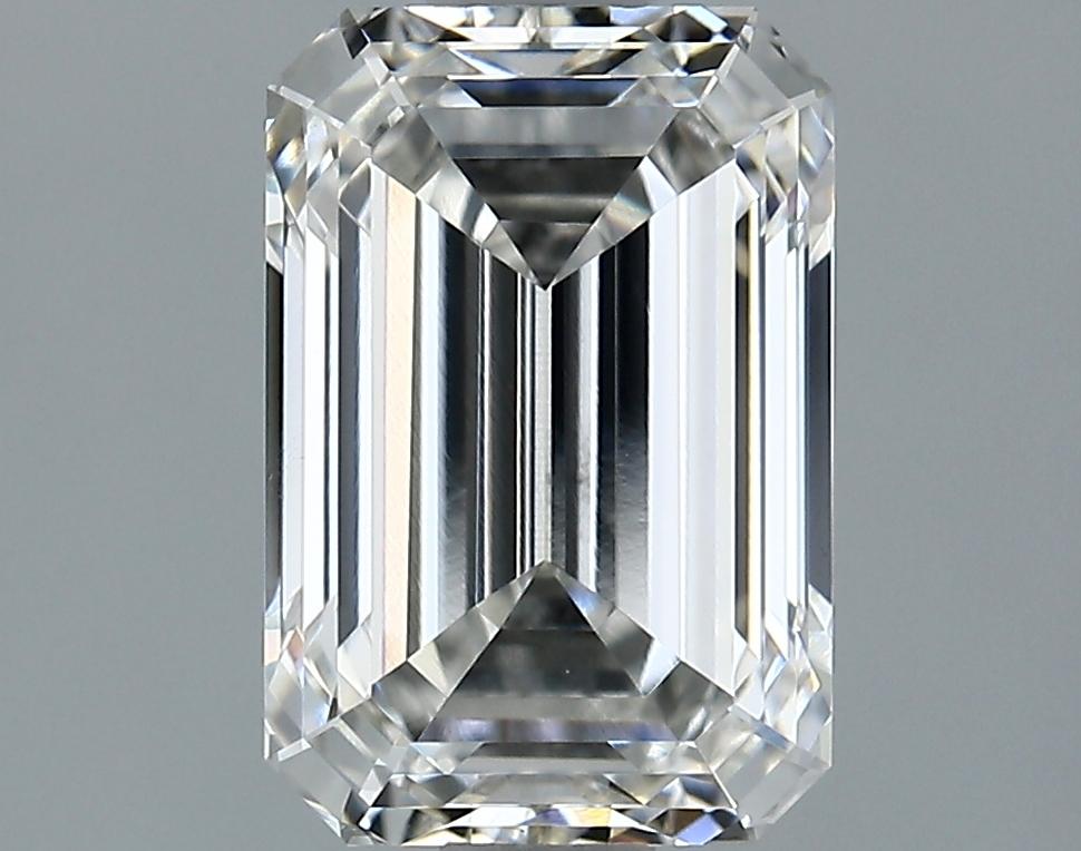 2.06 Carat Emerald Shaped Ideal Cut VVS2 IGI Certified Lab Grown Diamond