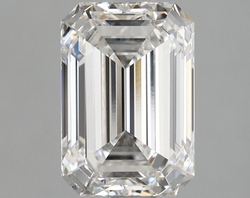 1.52 Carat Emerald Shaped Ideal Cut VVS2 IGI Certified Lab Grown Diamond