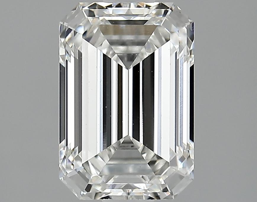 2.51 Carat Emerald Shaped Ideal Cut VVS2 IGI Certified Lab Grown Diamond