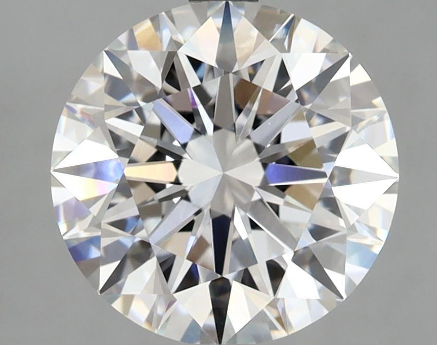 3.04 Carat Round Shaped Excellent Cut VVS2 IGI Certified Lab Grown Diamond
