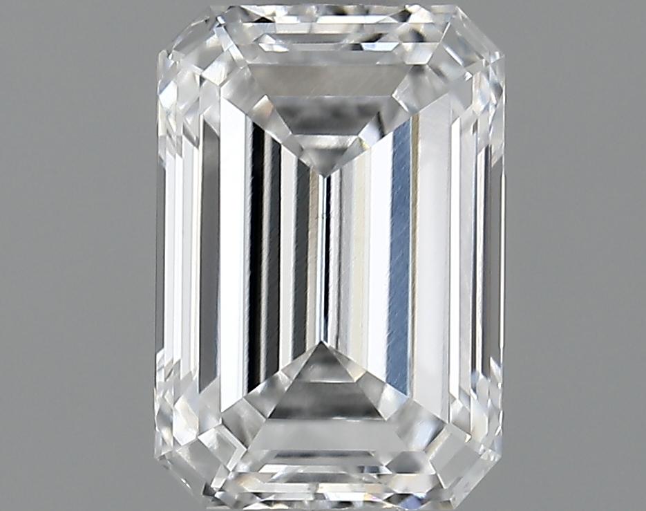 2.03 Carat Emerald Shaped Ideal Cut VVS2 IGI Certified Lab Grown Diamond