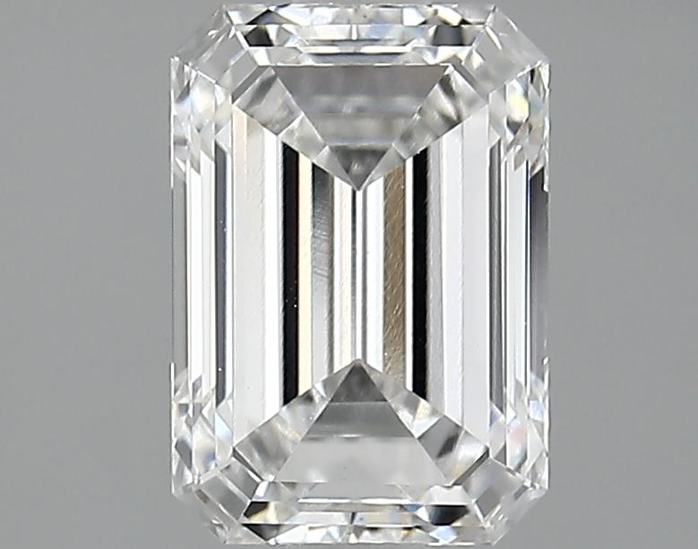 2.5 Carat Emerald Shaped Excellent Cut VVS2 IGI Certified Lab Grown Diamond