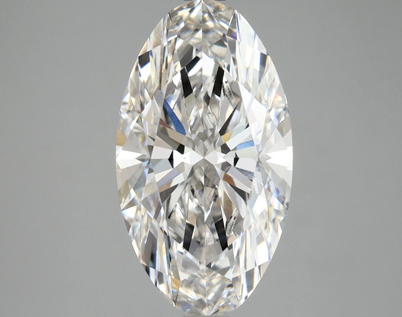 3.08 Carat Marquise Shaped Excellent Cut VVS2 IGI Certified Lab Grown Diamond