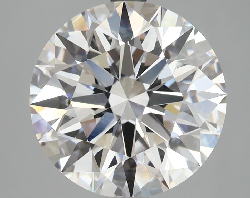 4.08 Carat Round Shaped Ideal Cut VVS2 IGI Certified Lab Grown Diamond
