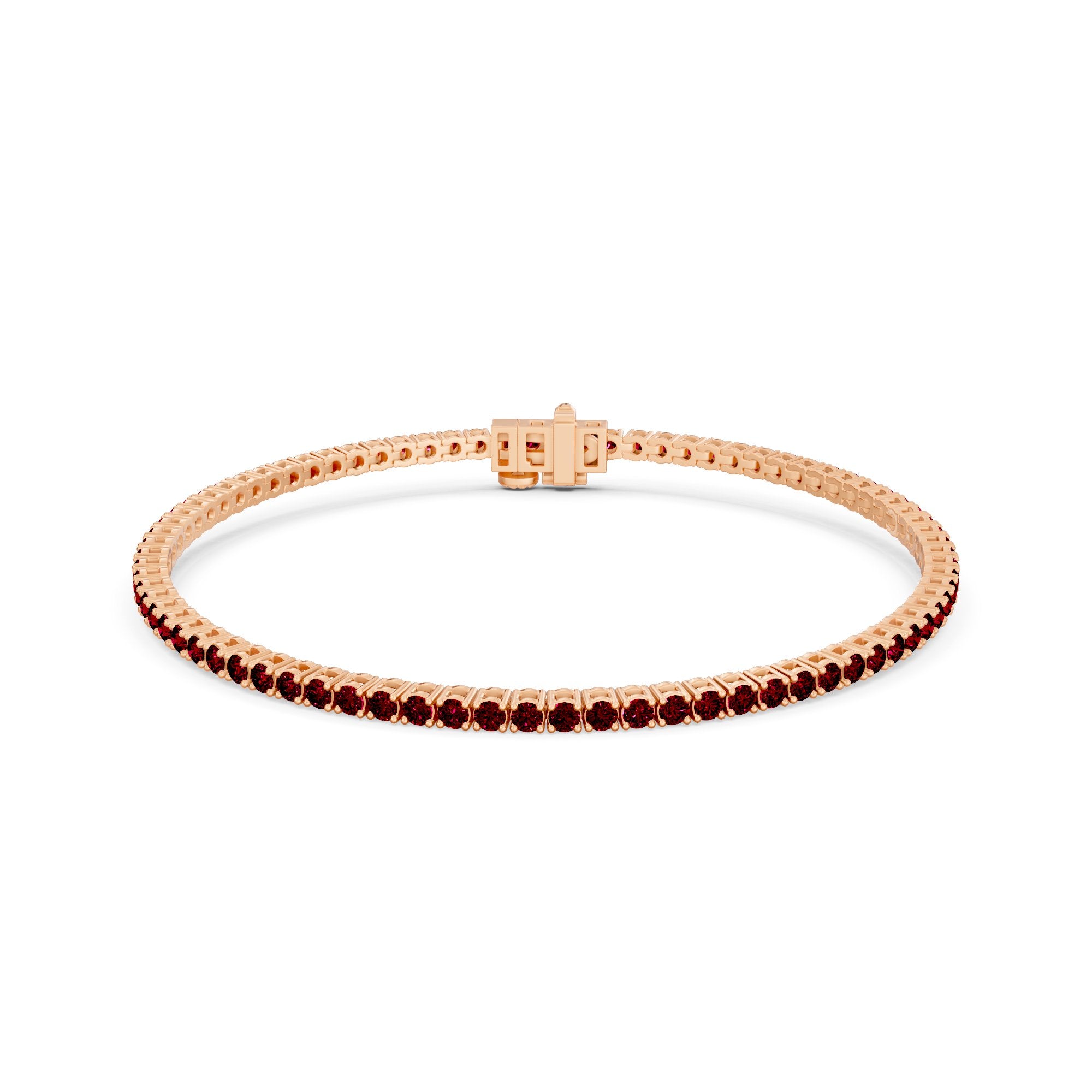 _main_image@SKU:B2412-RBDR03000004P #metal_silver-with-rose-plating+origin_lab-grown+bracelet-length-inches_7