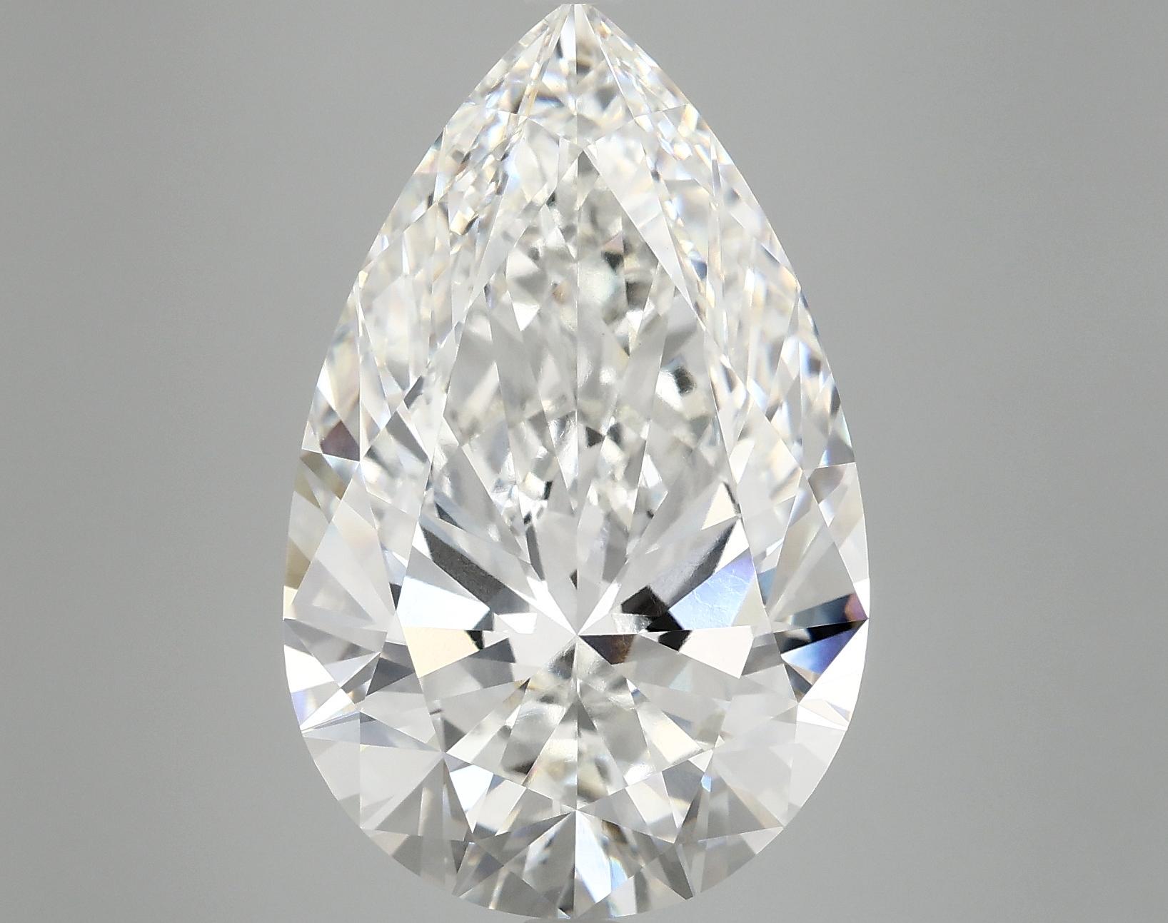 10.24 Carat Pear Shaped Ideal Cut VVS2 IGI Certified Lab Grown Diamond
