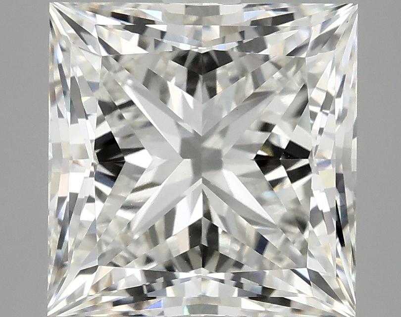 5.04 Carat Princess Shaped Ideal Cut VVS2 IGI Certified Lab Grown Diamond