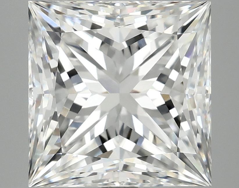 5.08 Carat Princess Shaped Ideal Cut VVS2 IGI Certified Lab Grown Diamond