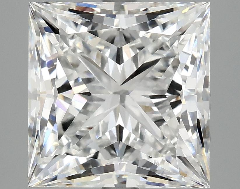 5.06 Carat Princess Shaped Ideal Cut VVS2 IGI Certified Lab Grown Diamond