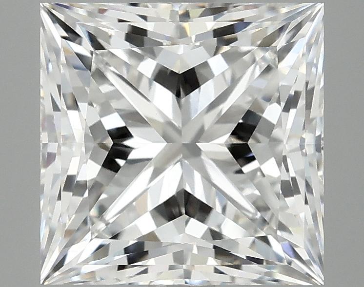 4.16 Carat Princess Shaped Ideal Cut VVS2 IGI Certified Lab Grown Diamond