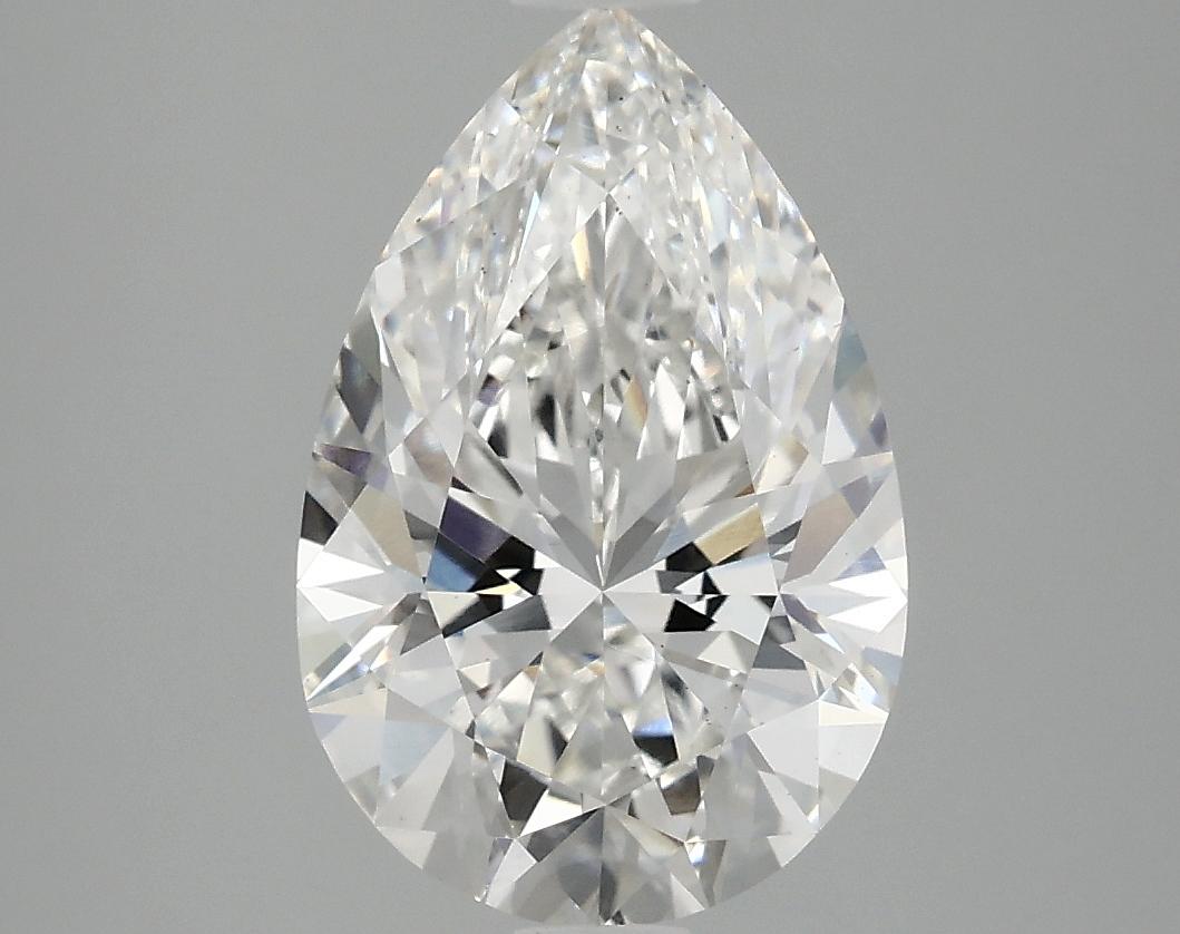 3.06 Carat Pear Shaped Excellent Cut VS2 IGI Certified Lab Grown Diamond
